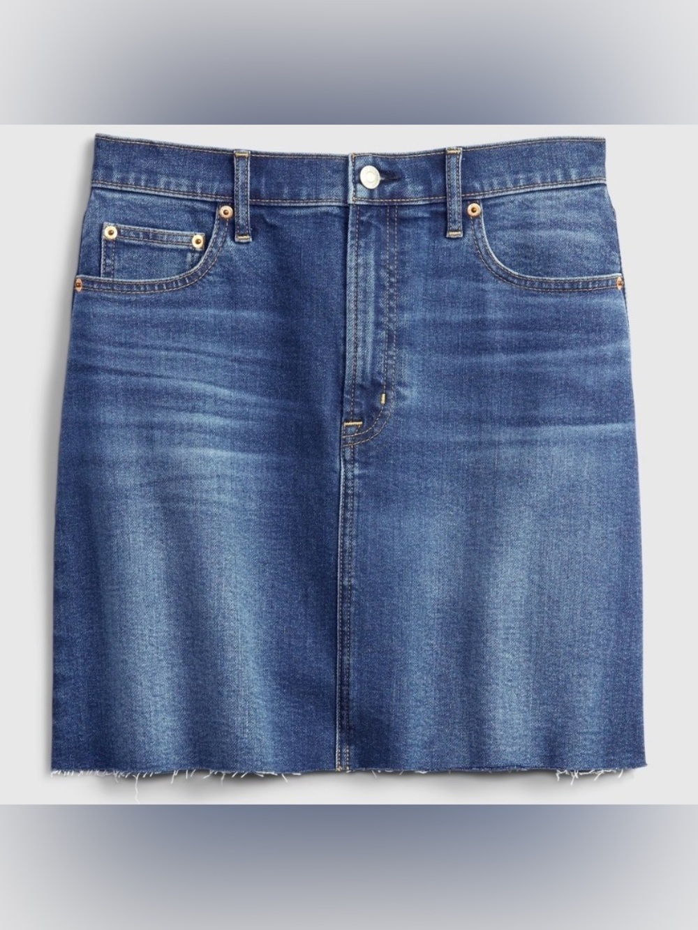 Gap Blue Denim Mini Skirt Size 27/4